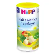ЧАЙ "ИЗ МЕЛИССЫ И ЯБЛОК" HIPP 200 г, мелиса, яблоко