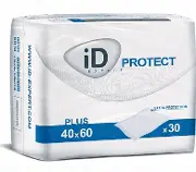 ПЕЛЕНКИ ГИГИЕНИЧЕСКИЕ ID PROTECT 40 см * 60 см, plus