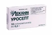 Уросепт супп. 200 мг