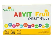 ОЛВИТ ФРУТ конфеты-драже блистер 45 г, с фруктовым ароматом