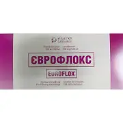 Єврофлокс р-н д/інф. 500 мг/100мл контейнер 100 мл