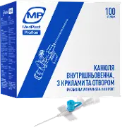 Канюля внутривенная MP MedPlast Proflon 22G 0,9 х 25 мм