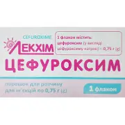 Цефуроксим пор. д/ин. 750 мг фл.