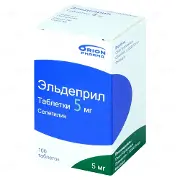 Ельдеприл таблетки 5 мг фл. № 100