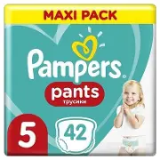 ПОДГУЗНИКИ-ТРУСИКИ ДЕТСКИЕ PAMPERS PANTS junior (12-17 кг)