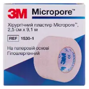 ПЛАСТЫРЬ ХИРУРГИЧЕСКИЙ MICROPORE™ 2,5 см * 9,1 м уп. п/э 1 штука