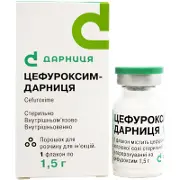 Цефуроксим порошок д/п ін. р-ну 1500 мг фл.