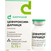 Цефуроксим порошок д/п ін. р-ну 750 мг фл.