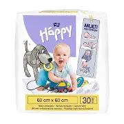 ПЕЛЕНКИ ДЛЯ МЛАДЕНЦЕВ HAPPY BELLA BABY 60 см * 60 см