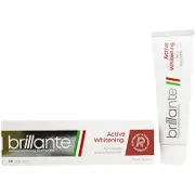 BRILLANTE ACTIVE WHITENING ЗУБНАЯ ПАСТА ДЛЯ КУРИЛЬЩИКОВ И ЦЕНИТЕЛЕЙ КОФЕ 75 мл