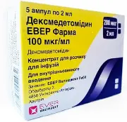 Дексмедетомідин конц. д/р д/інф. 100 мкг/мл амп. 4 мл