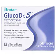 Тест-смужки до системи моніторингу рівня глюкози в крові GlucoDr.S AGM-513S тест-смужка