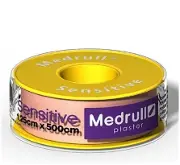 ЛЕЙКОПЛАСТЫРЬ МЕДИЦИНСКИЙ В РУЛОНАХ MEDRULL "SENSITIVE" 1,25 см * 500 см, рулон