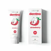 BRILLANTE DENTINO STRAWBERRY KIDS ЗУБНАЯ ПАСТА-ГЕЛЬ ДЛЯ ДЕТЕЙ 2-6 ЛЕТ СО ВКУСОМ КЛУБНИКИ 50 мл