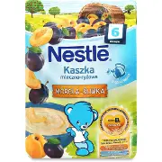 КАША СУХАЯ БЫСТРОРАСТВОРИМАЯ МОЛОЧНАЯ NESTLE® "РИСОВАЯ СО СЛИВОЙ И АБРИКОСОМ, С БИФИДОБАКТЕРИЯМИ (ПРОБИОТИКАМИ)" 230 г, рис, слива, абрикос, бифидобактерии, д/детей от 6 мес.