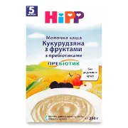 Каша молочна кукурудзяна з фруктами з пребіотиками Хіпп кукурудзяна