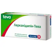Лерканідипін таблетки в/о 20 мг № 28