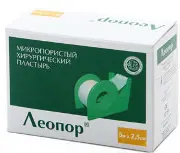 ПЛАСТЫРЬ МЕДИЦИНСКИЙ LEOPORE 5 м * 2,5 см