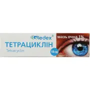 Тетрациклин мазь глаз. 10 мг/г туба алюм. 10 г