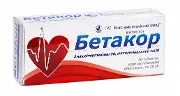 Бетакор таблетки в/о 20 мг № 10