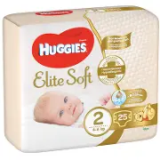 ПОДГУЗНИКИ ДЕТСКИЕ ГИГИЕНИЧЕСКИЕ HUGGIES ELITE SOFT размер 2