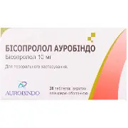 Бисопролол Ауробиндо табл. п/о 5 мг № 28