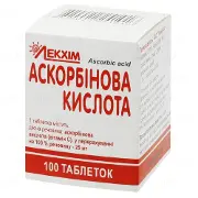 Аскорбінова кислота табл. 25 мг № 100