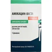 Амикацин-Виста р-р д/ин. 250 мг/мл фл. 2 мл