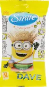 Серветки вологі Смайл Minions mix limited edition