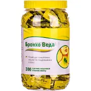 Бронхо веда льодяники банка, смак лимону
