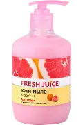 ЖИДКОЕ МЫЛО "FRESH JUICE" крем-мыло дозатор 460 мл, Grapefruit