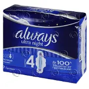 Прокладки гігієнічні Олвейс ультра найт ultra night