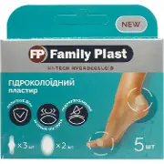 FAMILY PLAST НАБОР ПЛАСТЫРЕЙ МЕДИЦИНСКИХ ГИДРОКОЛЛОИДНЫХ 