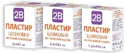 Пластир котушковий 2,5 * 500 см, н/стер., ткан., шовк