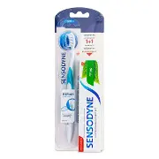 Зубная щетка Сенсодин Восстановление и защита мягкая+Сенсодин фтор зубная паста зубная щетка + паста 50 мл (акция)