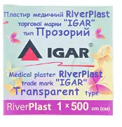 ПЛАСТЫРЬ МЕДИЦИНСКИЙ RIVERPLAST 1 см * 5 м, прозр.