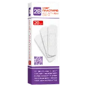 Набір пластирів 2B першої медичної допомоги 19 * 72 мм, д/чутл. шкіри №20