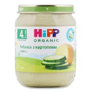 ПЮРЕ ОВОЩНОЕ "КАБАЧОК С КАРТОФЕЛЕМ" HIPP кабачок с картофелем