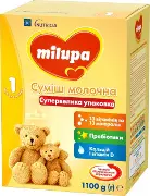 СМЕСЬ МОЛОЧНАЯ СУХАЯ MILUPA 1 ДЛЯ ДЕТЕЙ ОТ 0 ДО 6 МЕСЯЦЕВ 1100 г