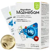 Магнебам Mg + B6 стік-пакетик 15 мл, тм Baum Pharm