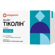 Тіколін таблетки в/плівк. обол. 500 мг блістер № 30