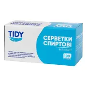 Салфетки спиртовые Тайди 3х6 см