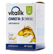 Vitalik (Віталік) Омега 3 капсули по 1000 мг, 60 шт. - Баум Фарм