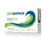 Дуодиклаза капсулы з модификованым высвобождением твердые №20 