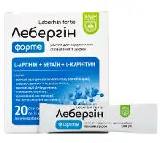 Лебергин Форте стики, 20 шт. - Баум Фарм