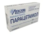Парацетамол таблетки 500 мг блістер №10
