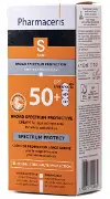 Солнцезащитный крем для лица Фармацерис (Pharmaceris) широкого спектра действия, SPF50+, 50 мл