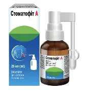 Стоматофіт А розчин д/рот. порож. 25 мл фл. з розпил. та аплік.
