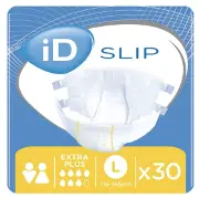 Подгузники для взрослых АйДи (iD) Слип Экстра Плюс Лардж (Slip Extra Plus Large), 30 шт.