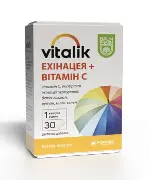Vitalik (Виталик) эхинацея+витамин С капсулы, 30 шт. - Баум Фарм